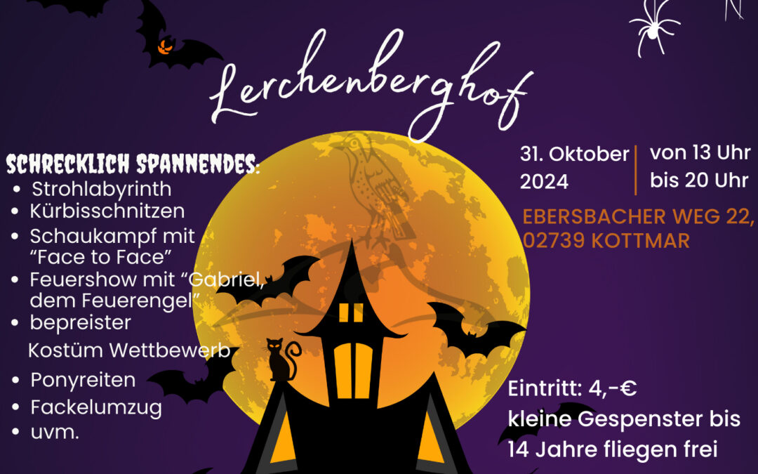 Halloween auf dem Lerchenberghof am 31.10.